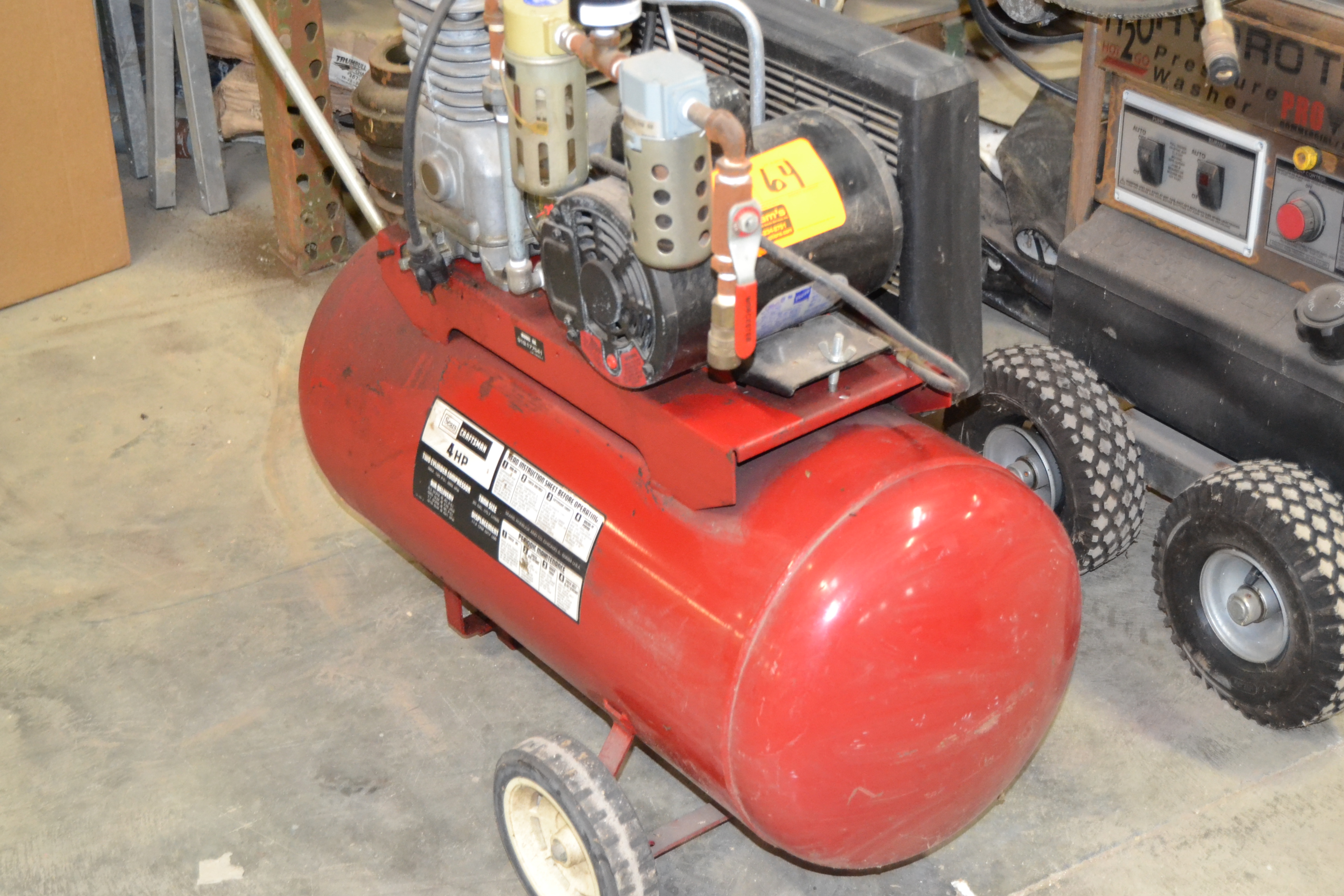 Craftsman Air Compressor. 20 gal. 4hp. Model# 919.177541