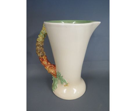 A Clarice Cliff jug - My Garden - Height 23.5 cm x Width 20 cm 
Condition report:  Good condition