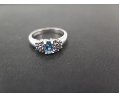 An 18ct gold topaz and diamond cluster ring - Hallmarked Birmingham - Ring size L 1/2 - Weight approx 4.7gms
Condition Report