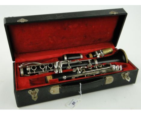 A French clarinet in case by Masstacher.