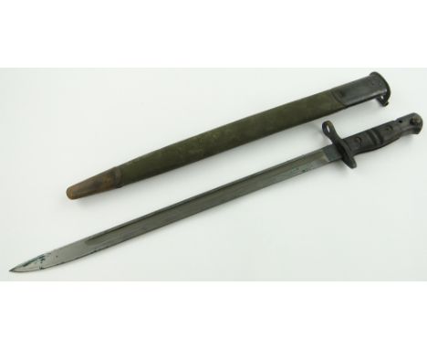 First World War US Army Remington bayonet,
and scabbard, 22.5".