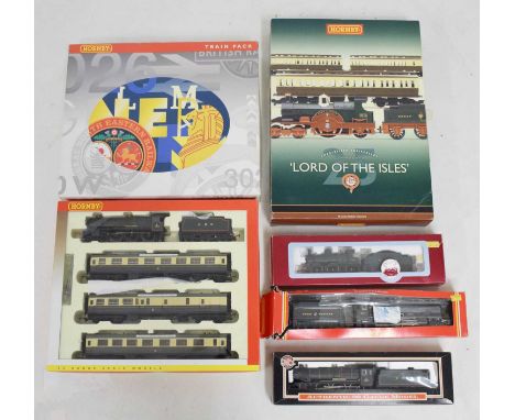 Hornby - Boxed 00 gauge 'Lord of the Isles' set, together with 'County of Somerset' train pack (3015), Hornby 'King Richard I