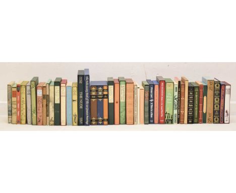 Folio Society - Collection of 43 books, to include; 'The Iliad'; Rudyard Kipling, 'Puck of Pook's Hill'; 'The Wit of Oscar Wi