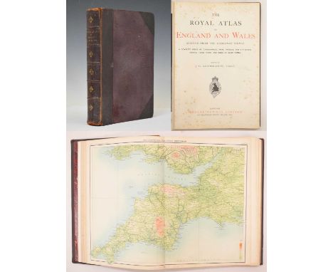 J.G. Bartholomew, 'The Royal Atlas of England and Wales, reduced from the Ordnance Survey', published by George Newnes, Limit