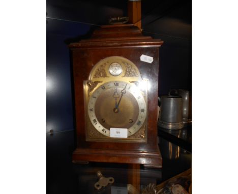 A mahogany framed Tempus Fugit Imperial mantle clock for restoration