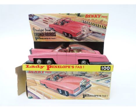 Dinky Toys diecast model Thunderbirds Lady Penelope's FAB 1 100, in original box. 