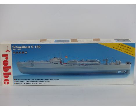 Robbe 1:40 scale model Schnellboot S130 high speed torpedo boat kit 1165, in original box