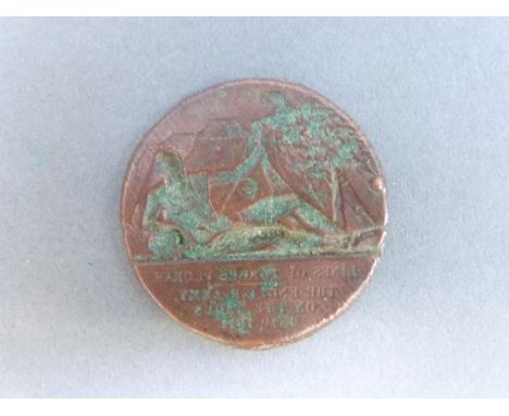 A medallion commemorating Lines of Torres Vedras (Wellington interest)1810-1811 the English army on the Tagus