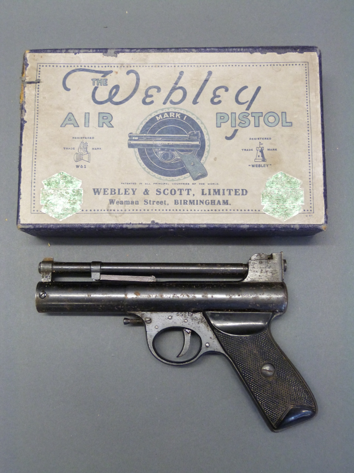 webley and scott serial numbers