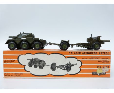 Crescent Toys diecast model Saladin Armoured Patrol Set 2154, in original box