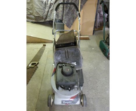 Masport petrol lawnmower with Briggs and Stratton engine