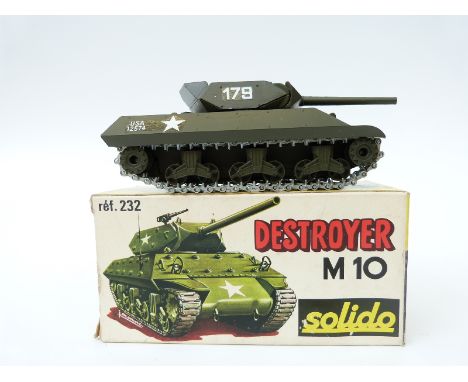 Solido diecast model military Destroyer M10 232, in original box