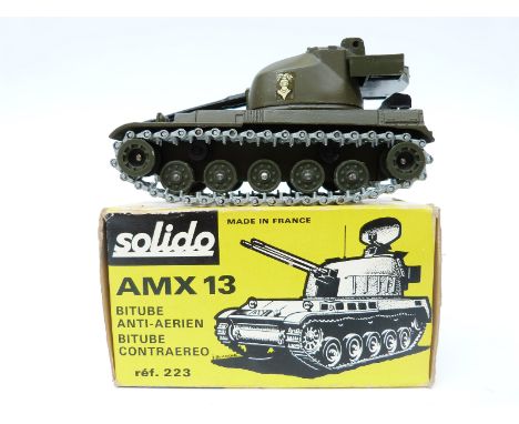 Solido diecast model military AMX 13 bitube 223, in original box