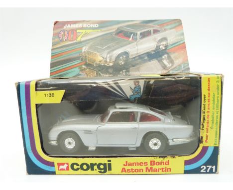 Corgi Toys diecast model James Bond 007 Aston Martin DB5 271, in original box