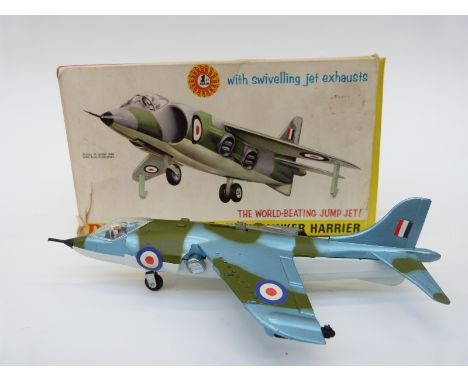 Dinky Toys diecast model Hawker Harrier Jump Jet 722, in original box. 