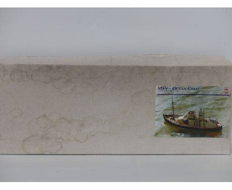 Calder Craft Mini Fleet Series 1:30 scale model boat kit MFV Ocean Crest 75 Foot Motor Fishing Vessel, in original box