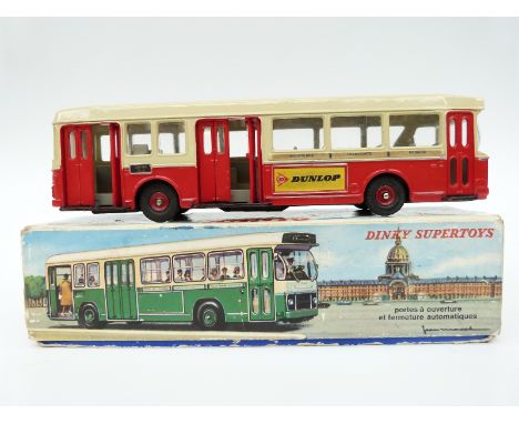 French Dinky Supertoys diecast model Autobus Parisien Ou Urbain avec Portes a Ouverture et Fermeture Automatiques 889U, in or
