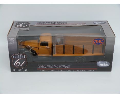 GMC Highway 61 Collectibles 1:16 scale diecast model 1946 Grain Truck 50189, in original box