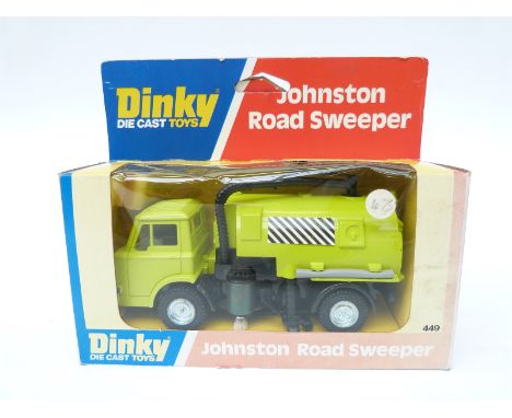 Dinky Toys diecast model Johnston Road Sweeper 449, in original box. 