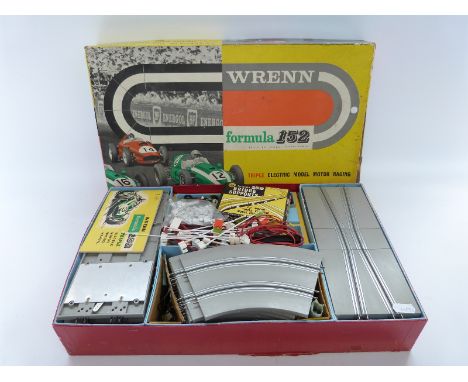 Wrenn formula 152 triple electric model motor racing set No.2, in original box 