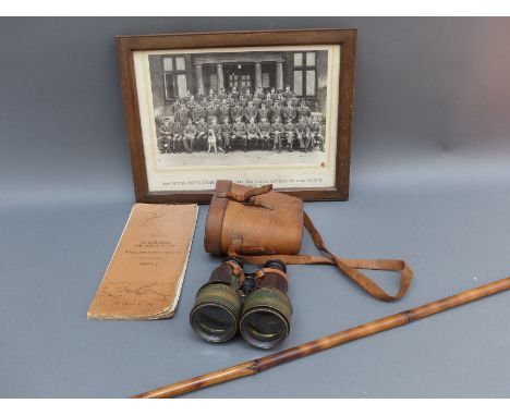 Linen backed military map Scotland, The Forth and Tay, Royal Air Force edition, sheet 3, photograph of 83rd Flying Instructor