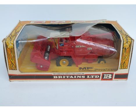 Britains model Massey Ferguson Combine Harvester 9570, in original box