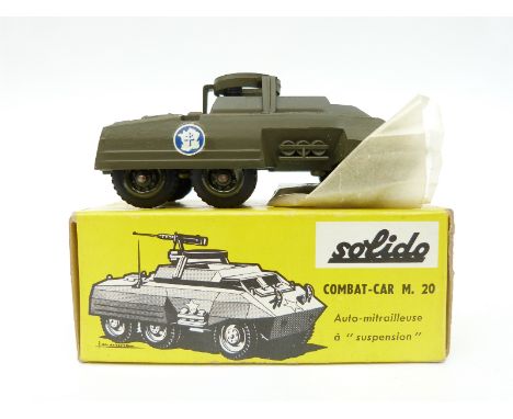 Solido diecast model military Combat-car M.20 200, in original box. 