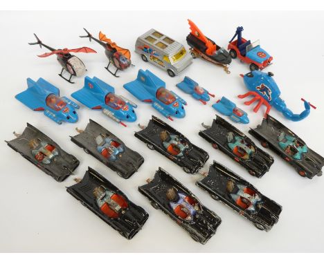 Eighteen Corgi Toys, Batman, Superman and Spiderman related diecast model vehicles