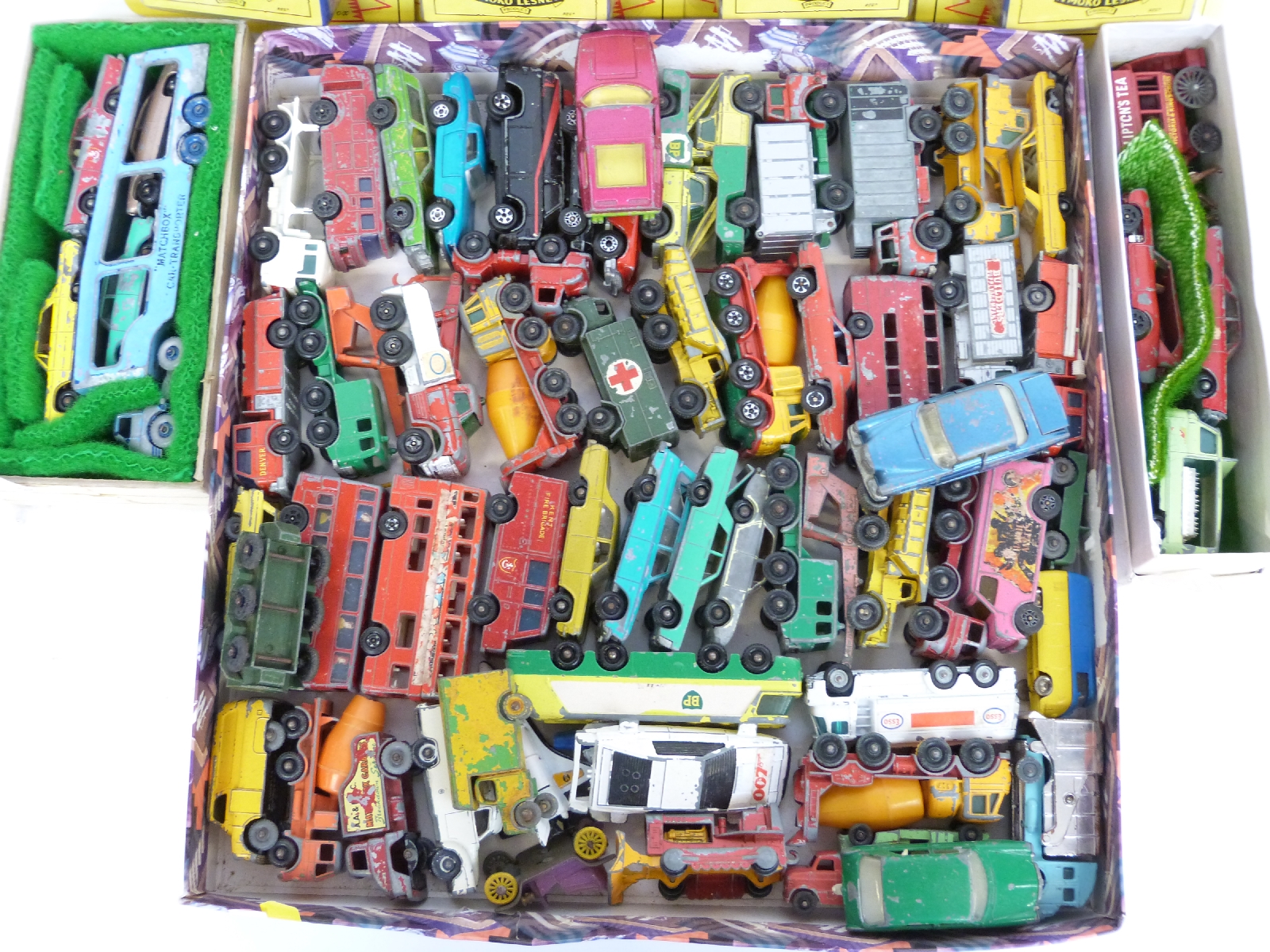 Over 60 Matchbox Lesney 1-75 Series And Corgi Juniors Diecast Model ...