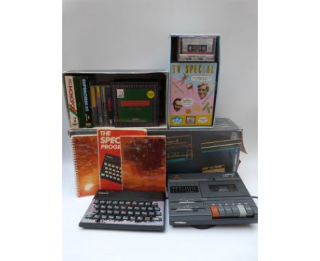 Three Spectrum and similar computer systems, all in original boxes together with a Ferguson Program Data Recorder and a selec