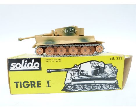 Solido diecast model military Char 'Tigre' 222, in original box. 