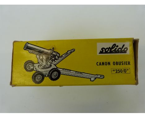 Solido diecast model military Canon Obusier '250/0' 206, in original box
