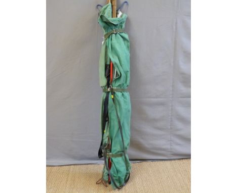 Vintage fishing rods including Milbro Neptune, B James for Bruce and Walker Mk IV Compound taper, cane, rods, poles, bankstic