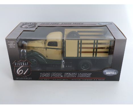 Ford Highway 61 Collectibles 1:16 scale diecast model 1940 Stake Truck 50258, in original box