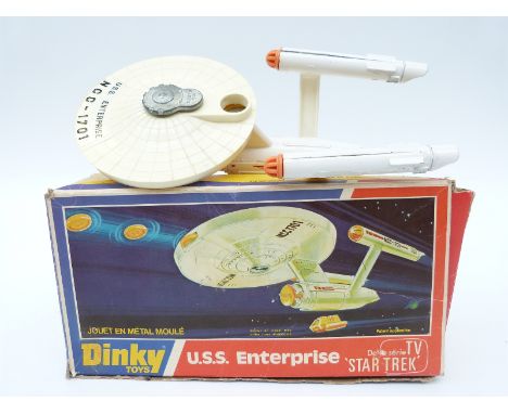 Dinky Toys diecast model U.S.S. Enterprise 358, in original box.