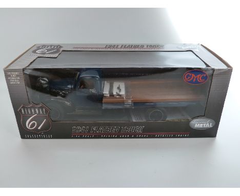 GMC Highway 61 Collectibles 1:16 scale diecast model 1941 Flatbed Truck 50066, in original box