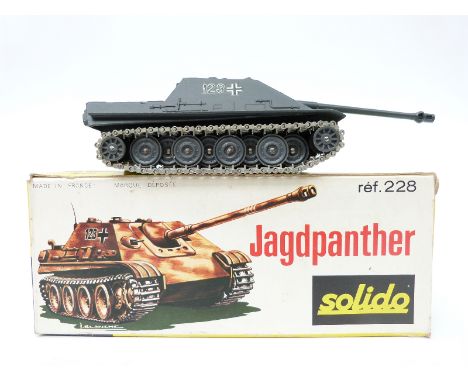 Solido diecast model military Jagdpanther 228, in original box