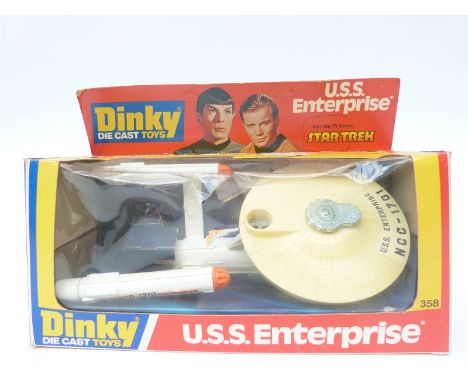 Dinky Toys diecast model U.S.S. Enterprise 358, in original box.