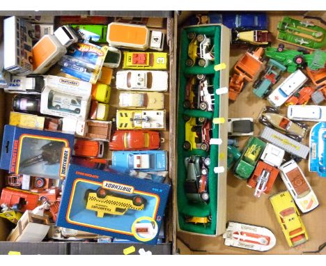 Seventy-five Matchbox diecast model vehicles including King Size, Superkings etc, some in original boxes 