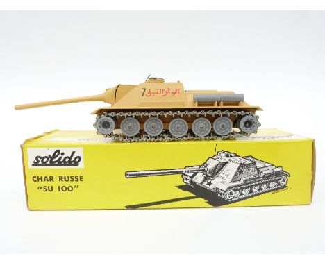Solido diecast model military Char Russe 'SU 100' 208, in original box