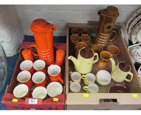 Three Carltonware tea/coffee sets in two boxes 