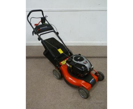 Snapper self-propelled 48cm petrol lawnmower with Briggs and Stratton 750 series ready start engine 