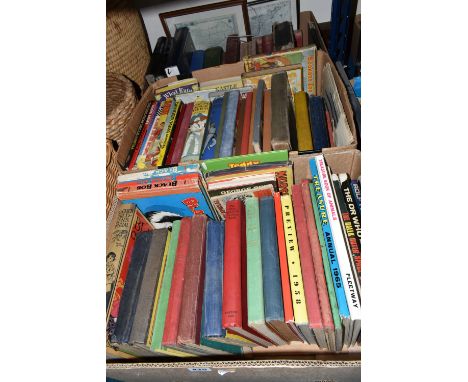 THREE BOXES OF BOOKS containing over seventy miscellaneous titles, mostly in hardback format to include encyclopaedic works, 