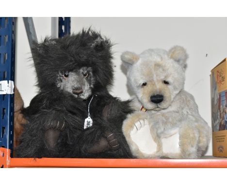 TWO CHARLIE BEARS, CB124950 Lancelot with bell collar and cardboard label, height 56cm and CB 194571 Kenny from the 2009 Plus