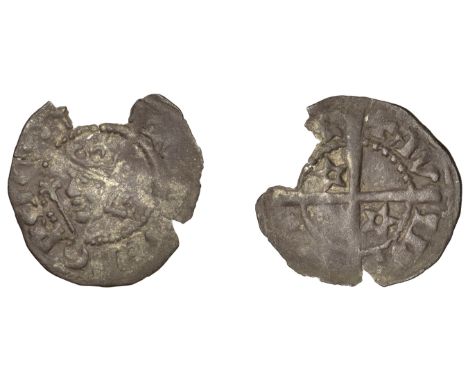 David II (1329-1371), Halfpenny, mm. cross pattée, david dei gra rex, ornate as, rev. avid scottor, mullet of five points in 