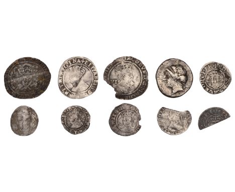 Henry VI, Groat, London, mm. cross pattée, 2.78g/1h (N 1617; S 2082); together with other hammered silver coins (8) and an an
