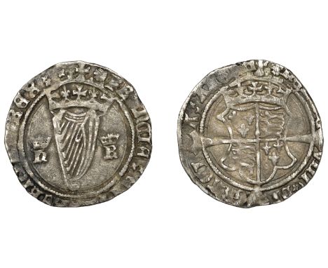 Henry VIII (1509-1547), Third Harp issue, Groat, mm. rose, hr (Henricus Rex), 2.53g/4h (S 6481; DF 209). Good fine, compact f