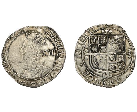 Charles I (1625-1649), Tower mint, Shilling, Gp G, type 4.4, mm. star, bust 1, 5.40g/10h (Sharp G1/2; SCBI Brooker 548; N 223