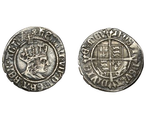 Henry VII (1485-1509), Profile issue, Halfgroat, York, Abp Bainbridge, mm. rose on obv., martlet, on rev., keys below shield,
