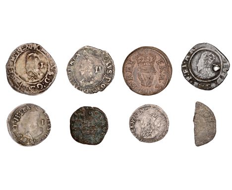 Charles I, Tower mint, Halfgroat, Gp D, type 3a3, mm. triangle, inner circles both sides, 0.88g/7h (SCBI Brooker 680; N 2258;
